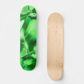 Rough metallic green dunes zeichnend skateboard (Vorderseite)