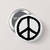Rough Peace Symbol Button (Vorne & Hinten)