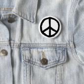 Rough Peace Symbol Button (Beispiel)