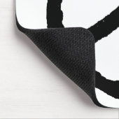 Rough Peace Symbol Mousepad (Ecke)