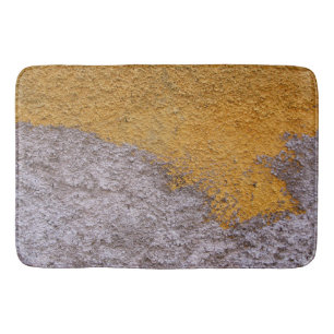 Rough Raw Beton Construction Wall Yelllow Gray Badematte
