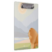 ROUGH RED CHOW Acrylic Clipboard Klemmbrett (Rechts)