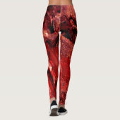 Rough Red Rocks Mars Leggings Einzigartig (Rückseite)