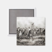 Rough Riders: Oberst Theodore Roosevelt Magnet (Vorderseite/Rückseite)