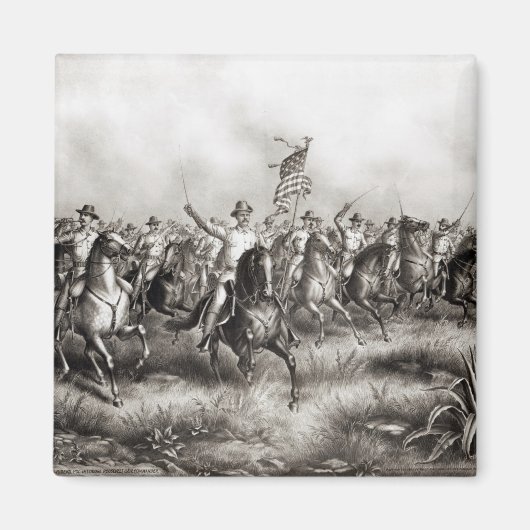Rough Riders: Oberst Theodore Roosevelt Magnet (Vorne)