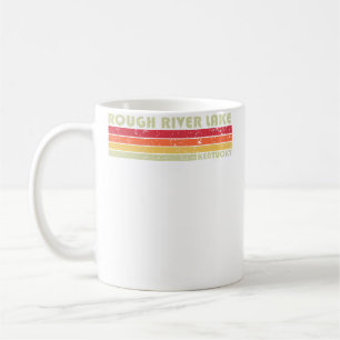 Rough River Lake Kentucky Lustiges Angeln Camping Kaffeetasse