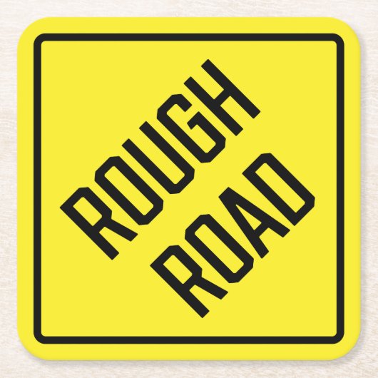 Rough Road Paper Untersetzer (Vorderseite)