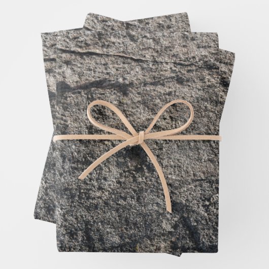 Rough Rock Surface Geschenkpapier Set (Beispiel)