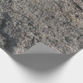 Rough Rocky Oberfläche Geschenkpapier (Ecke)