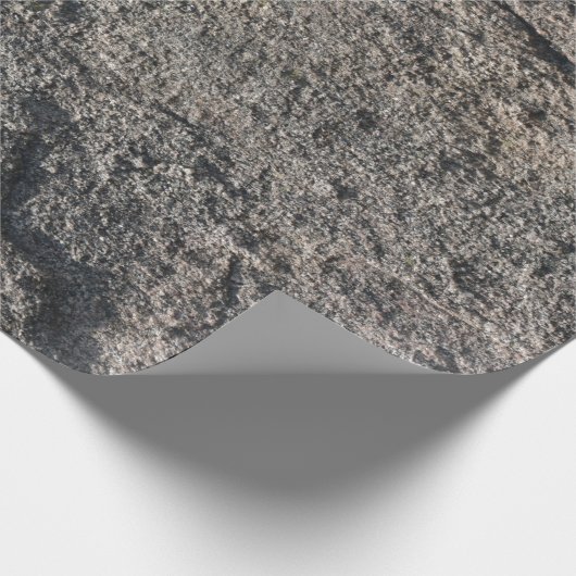 Rough Rocky Oberfläche Geschenkpapier (Ecke)