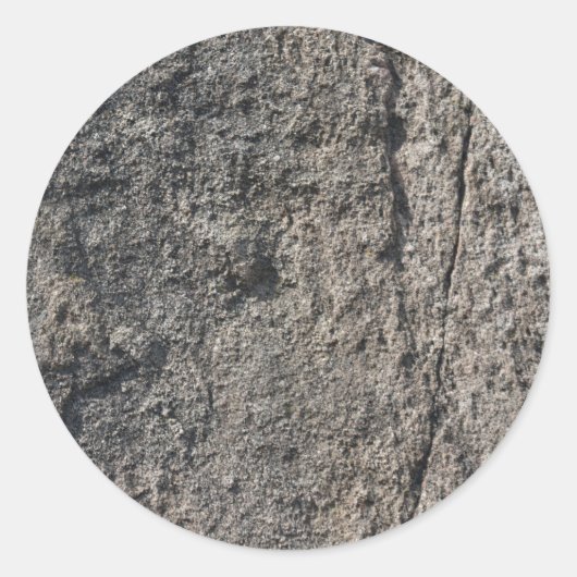Rough Rocky Oberfläche Runder Aufkleber (Vorderseite)