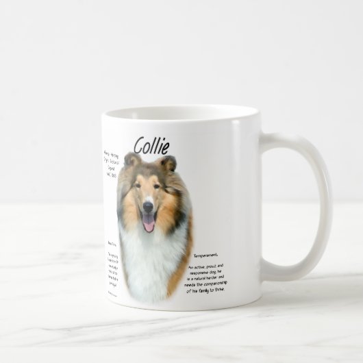 Rough Sable Collie Tasse (Rechts)