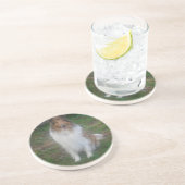 Rough Sable Collie Untersetzer (Seite)