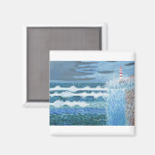Rough Sea 2 Magnet (Vorderseite/Rückseite)