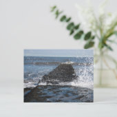 Rough Sea Foto Postcard Postkarte (Stehend Vorderseite)