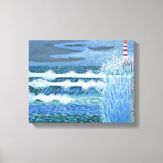 Rough Sea Leinwand (Vorderseite)