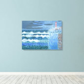 Rough Sea Leinwand (Insitu (Holzboden))