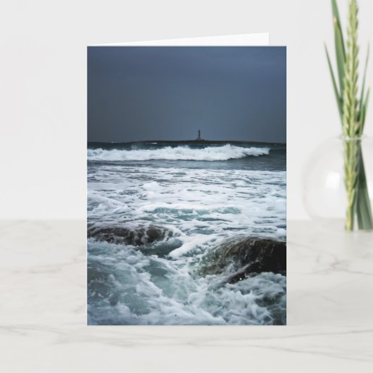 Rough sea, Menorca Feiertagskarte (Vorderseite)