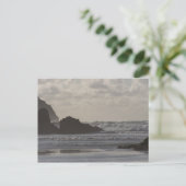 Rough Seas at Perranporth Postkarte (Stehend Vorderseite)