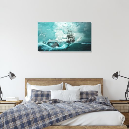 Rough Seas Leinwanddruck (Insitu (Schlafzimmer))