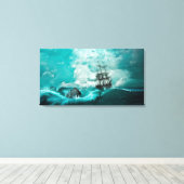 Rough Seas Leinwanddruck (Insitu (Holzboden))