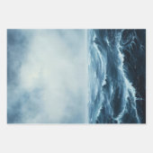 Rough Seas Ocean Waves Dekoupage Geschenkpapier Set (Vorderseite 2)