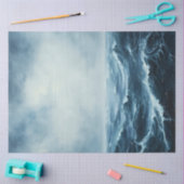 Rough Seas Ocean Waves Dekoupage Seidenpapier (Basteln)