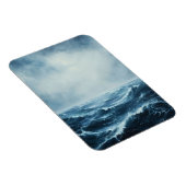 Rough Seas Ocean Waves Flexibel Magnet (Rechte Seite)