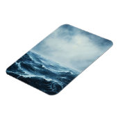 Rough Seas Ocean Waves Flexibel Magnet (Linke Seite)