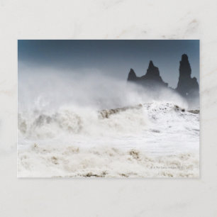 Rough Seas, Vik i Myrdal, Island Postkarte
