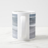 Rough Seascape mit Eis Jumbo-Tasse (Rückseite)