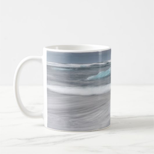 Rough Seascape mit Eis Kaffeetasse (Links)