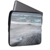 Rough Seascape mit Eis Laptopschutzhülle (Vorne Rechts)
