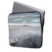 Rough Seascape mit Eis Laptopschutzhülle (Vorderseite Links)