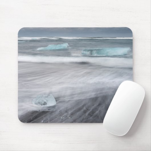 Rough Seascape mit Eis Mousepad (Mit Mouse)