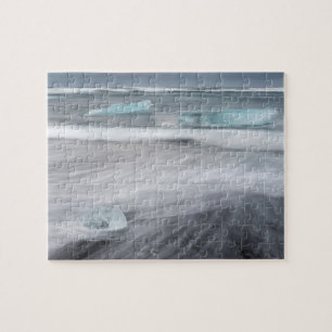 Rough Seascape mit Eis Puzzle