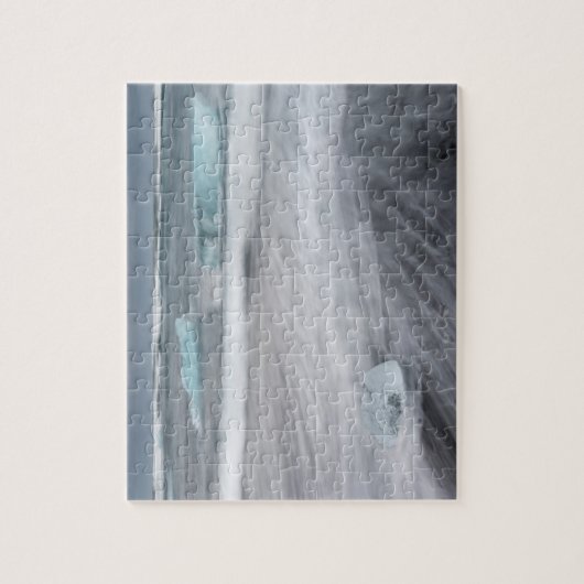 Rough Seascape mit Eis Puzzle (Vertikal)
