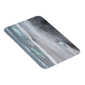 Rough Seascape with ice, iceland Magnet (Rechte Seite)
