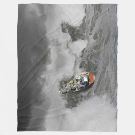 ROUGH SEE FLEECEDECKE (Vorderseite)