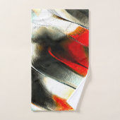 Rough silbernes rock over brennen ember, intensitä badhandtuch set (Handtuch)