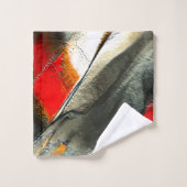 Rough silbernes rock over brennen ember, intensitä badhandtuch set (Waschlappen)