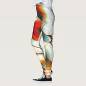 Rough silbernes rock over brennen ember, intensitä leggings (Links)