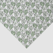 Rough Sketch Chile Paprikaschoten auf Green Seidenpapier (Ausschnitt)