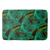 Rough texture dark green cyan with brown craters badematte (Vorderseite)