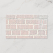 Rough Textured Chalky Bridge Visitenkarte (Rückseite)