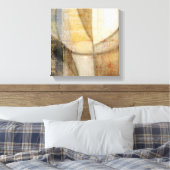 Rough Textured Earth Tone Painting Leinwanddruck (Insitu (Schlafzimmer))