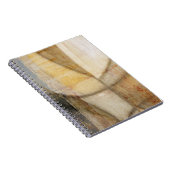 Rough Textured Earth Tone Painting Notizblock (Rechte Seite)