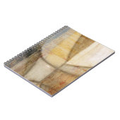 Rough Textured Earth Tone Painting Notizblock (Linke Seite)