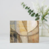 Rough Textured Earth Tone Painting Postkarte (Stehend Vorderseite)