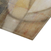 Rough Textured Earth Tone Painting Schneidebrett (Ecke)